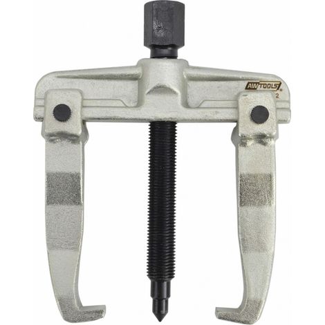 Extractor de dos brazos Awtools, modelo belkowy 200 mm, ideal para desmontaje de engranajes y poleas, diseño robusto, alta presión, precisión y durabilidad superior.