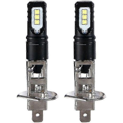 Kit de phares LED H1 6000k blanc ultra-brillant 6000lm (2 x 6000k) - Feux de route (1/4)