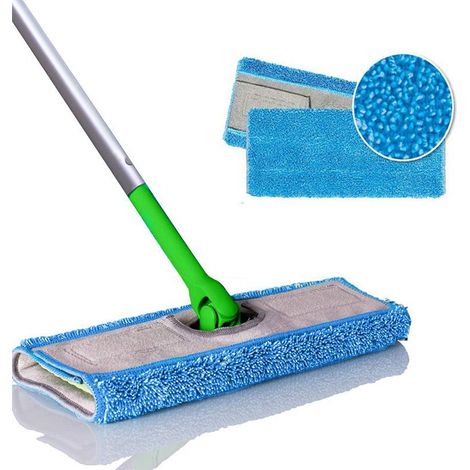 Compatible avec les têtes de rechange pour balais en microfibre Swiffer Sweeper/Kao/3M Scotch-Bridge X4 X5. (1/5)