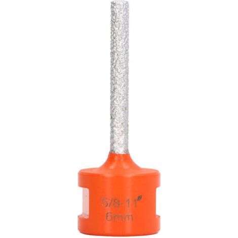 Fraise diamantée pour agrandir, façonner et tailler le granit et le quartz - 6mm / 0.24in (1/5)
