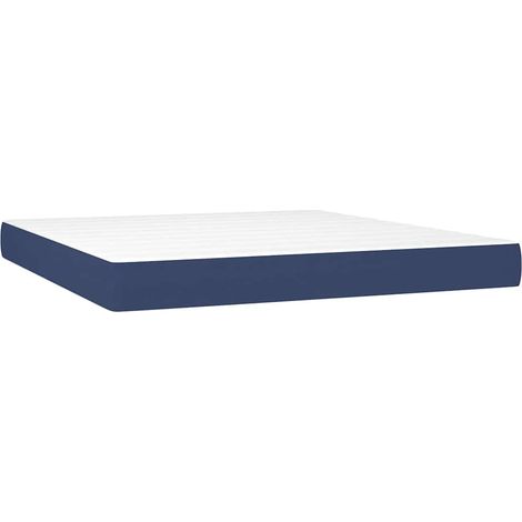 Maison Exclusive - Materasso a Molle Insacchettate Rigidità Media Blu 180x200x20 cm in Tessuto (1/5)