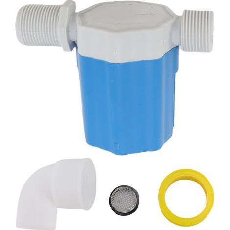 Válvula de control automático de nivel de agua de 3/4" - Tipo interno con flotador de nailon, para tanque/sistema solar/acuario (1/5)