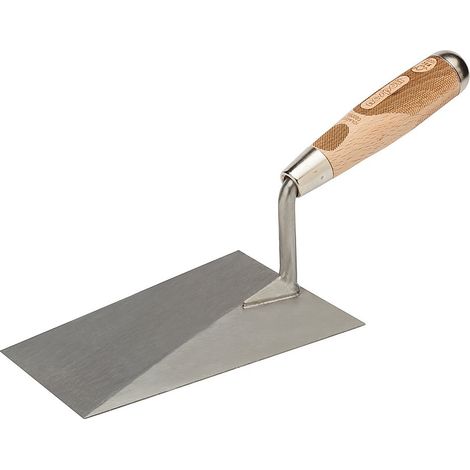 Truelle carrée Prestige - manche bois 18cm