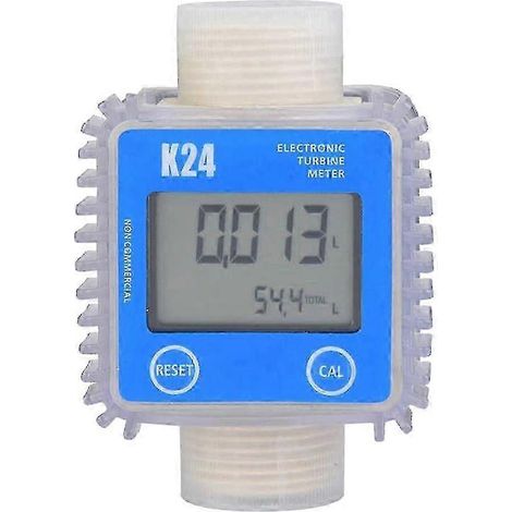 Débitmètre numérique K24 pour turbines à huile et carburant, avec écran LCD, pour la mesure du débit de produits chimiques, d'eau et de liquides de mer. (1/5)
