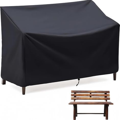 Housse de canapé table et chaise jardin en Oxford x cm 47 83 79 tissu noir (1/4)