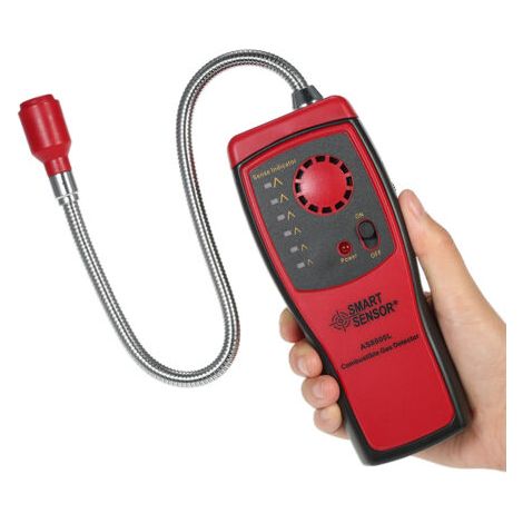 Capteur intelligent Portable AS8800L, Mini détecteur de gaz Combustible, détecteur de détection, avec alarme sonore et lumineuse (1/5)