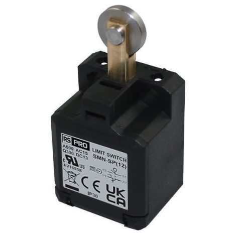 Interrupteur de fin de course RS PRO, A galet, 1 NF / 1 NO, 10A, 250V c.a. ( Prix pour 1 )