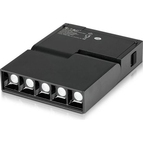 V-TAC PRO VT-4210 Projecteur linéaire magnétique à LED 10W 3000K 30° CRI≥90 UGR19 corps noir IP20 - sku 7962 (1/5)