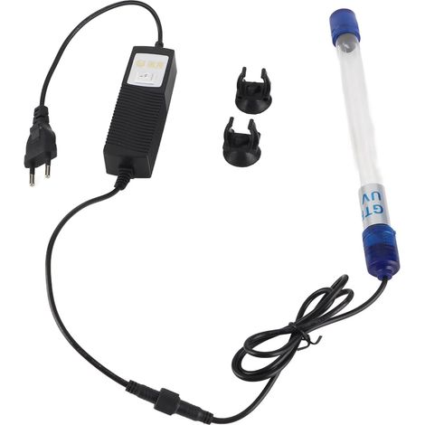 Lumière UV-imperméables Lampe stérilisateur UV submersible décoration pour Réservoir Aquarium 220-240V 5-13W(UV-11) (1/5)