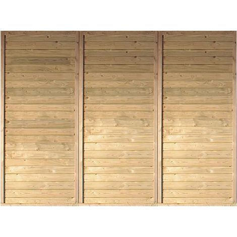Carport Rückwand einzel kdi B250xH200