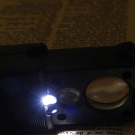30X 60X Juwelierlupe mit LED- und UV-Licht, Vergrößerungslupe zur Identifizierung von Steinen, Münzen und Mineralien, hochpräzises tragbares Inspektionswerkzeug. (1/5)