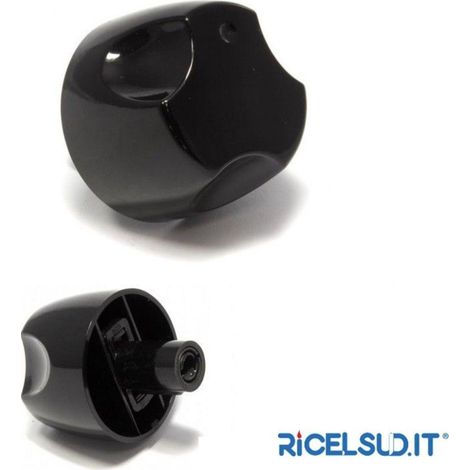 BEKO 1 MANOPOLA PER CUCINA / FORMO NERA ORIGINALE 1 PZ INNESTO 6 MM 450920540 (1/2)