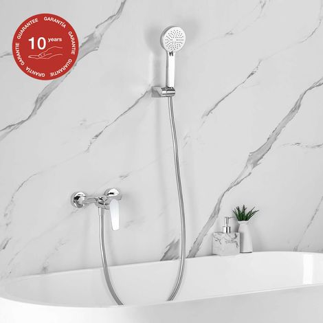 Mitigeur bain douche mécanique avec douchette SKY BATH chromé série NATURE (1/5)