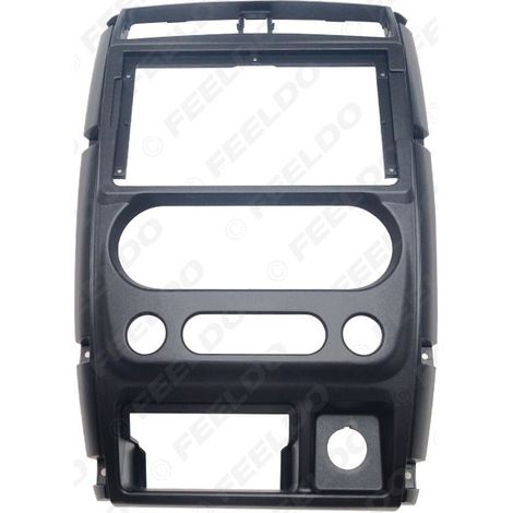 Compatible with Suzuki Jimny (2007-2016): Modification frame for large screen Android navigation system, audio-video panel frame, 9 inches (1/5)