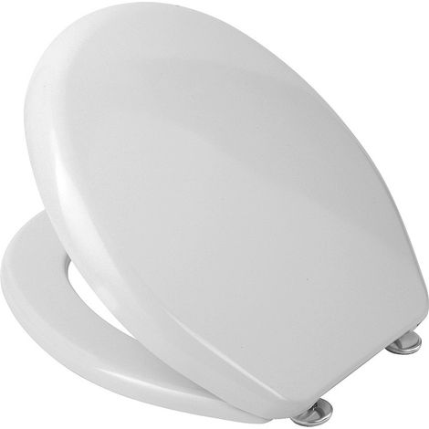 Copriwater G.S.I. bianco in termoindurente compatibile SERIE CLIZIA (1/2)