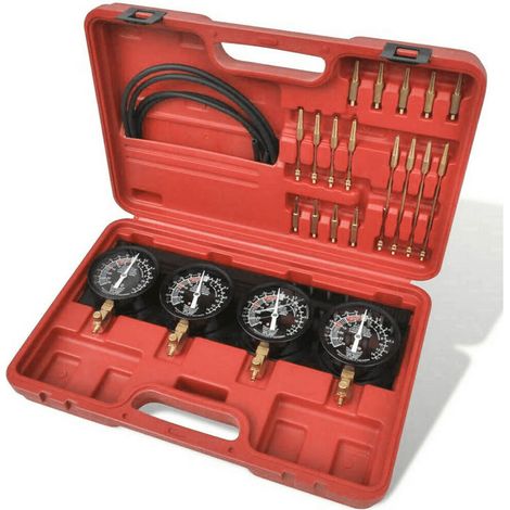 Set sincronizzazione carburatore auto moto vacuometro manometro carburante 06030 (1/5)