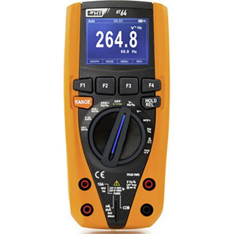 HT Instruments HT64 Hand-Multimeter  digital Datenlogger CAT III 1000 V, CAT IV 600 V Anzeige (Count