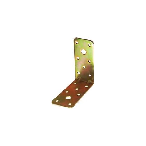 PIASTRA DI GIUNZIONE AD ANGOLO ART.869- - mm.40x90x90 - spessore mm.2,5 - 30 pezzi
