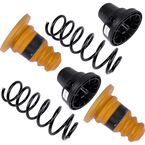 2 ressorts de suspension arrière avec butée en caoutchouc et support de ressort Compatible avec Berlingo B9 C4 Picasso I 5008 Partner Tepee 5102R6 5102R7 5102R8 516690 516450 9670352280 (1/5)
