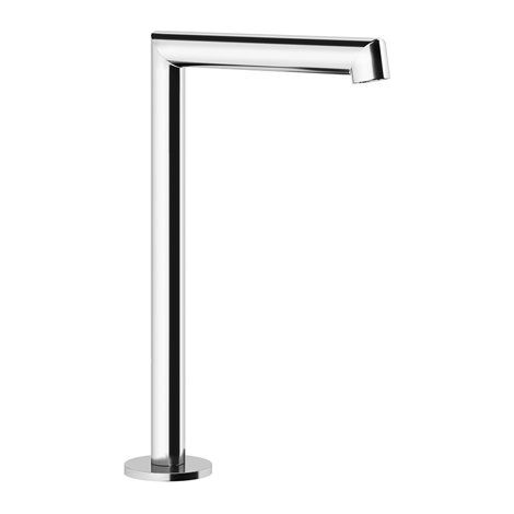Gessi Anello, caño de pedestal para lavabo, con conexión 1/2,