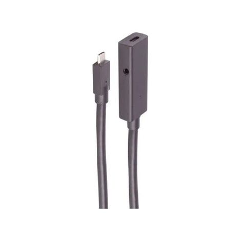 [GEBRAUCHT] B-Ware shiverpeaks USB-C Kabel aktiv 10Gbps 3m Verlängerungskabel schwarz mit (1/2)