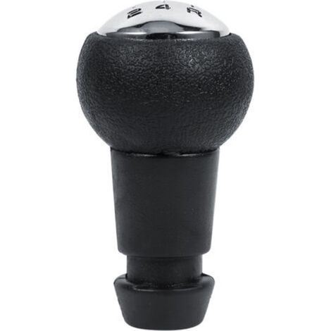 Elegante pomello del cambio a 5 marce, facile installazione, nero, comodo per l'auto (1/5)