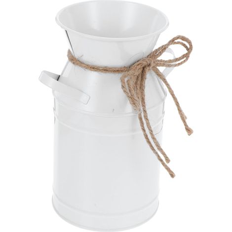 Vase À Fleurs en Métal De Style Rétro Seau À Fleurs Rustique pour De Pendaison De Crémaillère (1/5)