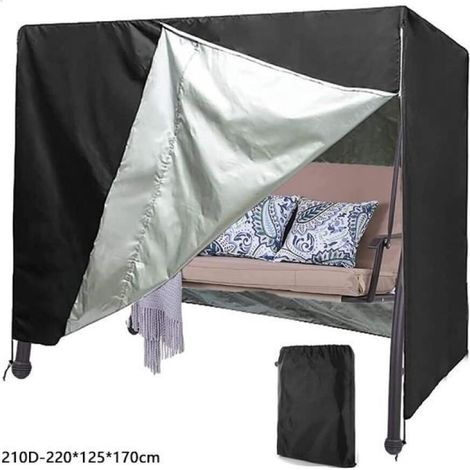 Housse de Protection - ANNEFLY - Balancelle de Jardin 3 Places - Imperméable - Résistant aux UV - 220x170x125cm (1/4)