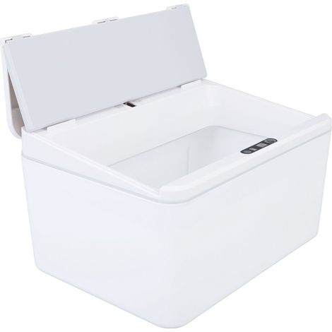 Poubelle intelligente 6L sans contact, rechargeable par USB, à induction automatique, pour salle de bain, cuisine et chambre. (1/5)