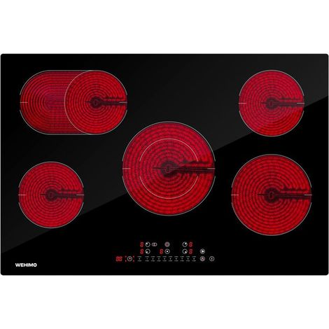 Ceramic Cooktop - WEHIMO - 5 Burners - 8600W - Touch Screen - Child Lock (1/5)