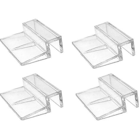 Kit de montage pour aquarium, 4 unités, acrylique transparent, 12 mm d'épaisseur, fixation stable des composants.-AquaForge (1/5)