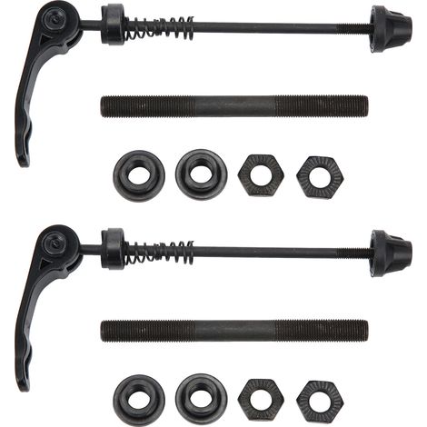 2 Pièces Axes Rapides pour Vélos de Montagne, Accessoires de Moyeu Creux pour Vélo (1/5)