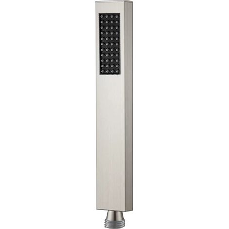 Cabezal de ducha de mano, cabezal de ducha de mano de lujo de alta presión y función única, color plata. (1/5)