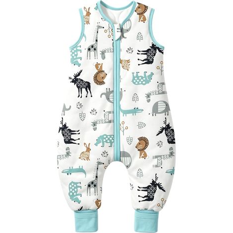 Gigoteur bébé avec Jambes 2,5 Tog - Turbulette Coton Doux et Respirant pour Enfant, Fermeture à glissière Double Sens (1/5)