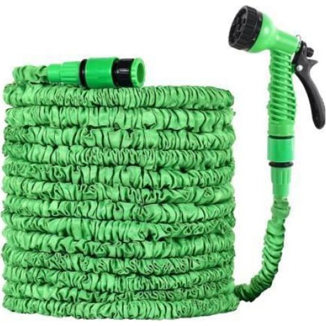 Ausziehbare Spritzpistole – Magische Gartenschlauchtrommel – Mehrfarbiger Schlauch (1/5)