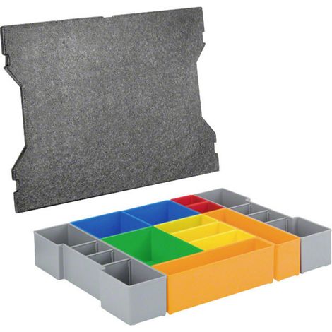 Bosch Professional 1600A016N9 L-BOXX Einsatzschale 12teilig (L x B x H) 409 x 319 x 63 mm