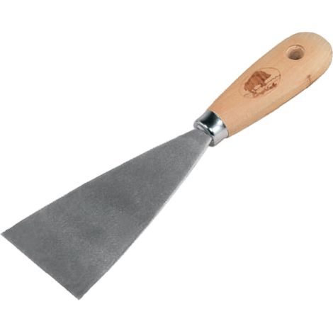 Spatola per stucco 100 mm S.254 manico legno 52540100 PENNELLI CINGHIALE
