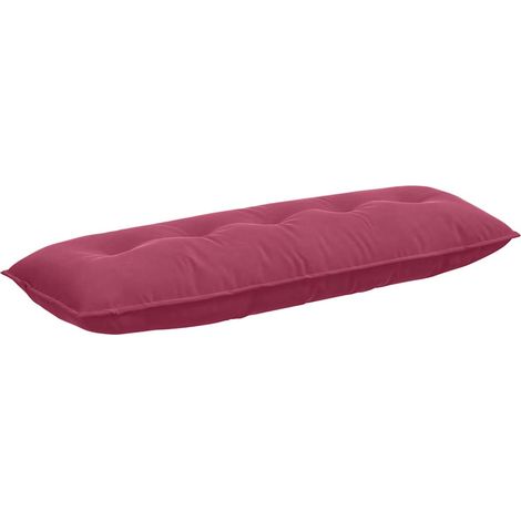 Back Pillow Wine Red 140 x 50 cm Corduroy Fabric vidaXL