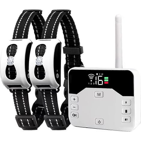 Système de clôture électronique sans fil pour chiens et collier de dressage à distance, B-- (1/5)
