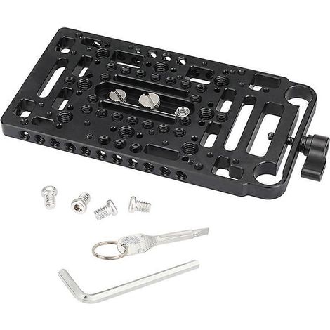 V-förmige Batterie-Montageplatte mit 15-mm-Klemme, einteilig, für Netzteil und Stromverteilung. (1/5)