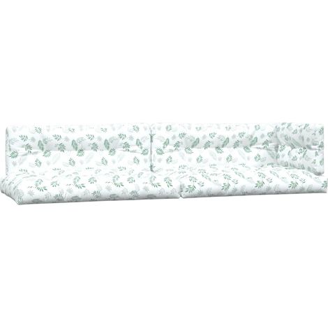 Coussin d'extérieur，Coussins de palette lot de 5 motif de feuilles tissu CFW197604 (1/5)