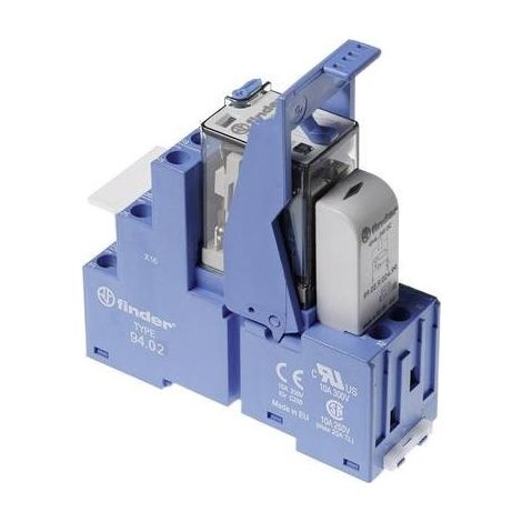 Finder 58.32.9.012.0050 Modulo relè Tensione nom.: 12 V/DC Corrente di commut. max.: 10 A 2 scambi 1 pz. (1/2)
