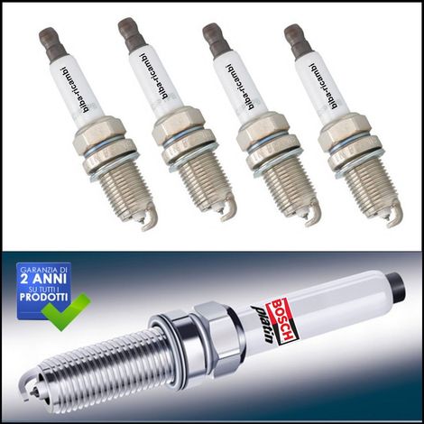 Kit 4 candele originali bosch double platinum 0 242 236 544