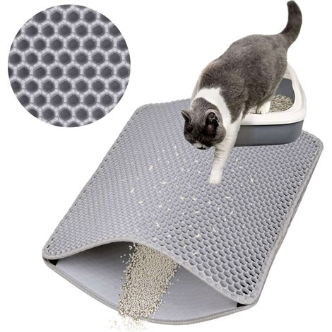 Felpudo Catsy, 40x50 cm, gris (1/5)