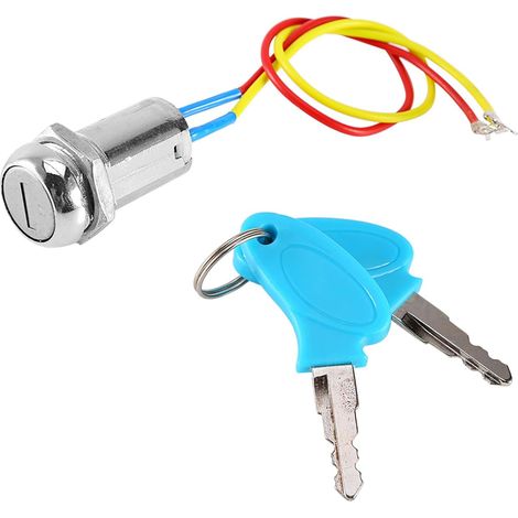 Bardusch-Interrupteur à Clé D'allumage Universel, 2 Fils, avec Clé ON OFF Start, pour Démarrage du Moteur (1/5)