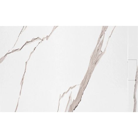 PLATO de DUCHA REA BAZALT CARRARA WHITE 80x100 (1/5)
