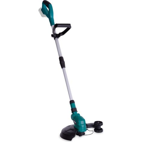 VONROC Desbrozadora 20V - VPower 20V (Excl. batería y cargador) - 250mm - Carrete de hilo doble (2x4m) - Mango telescópico