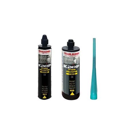 ANCORANTE CHIMICO RESINA POLIESTERE KEM HP HYBRID- - ml.400 in cartuccia - 6 pezzi FRIULSIDER