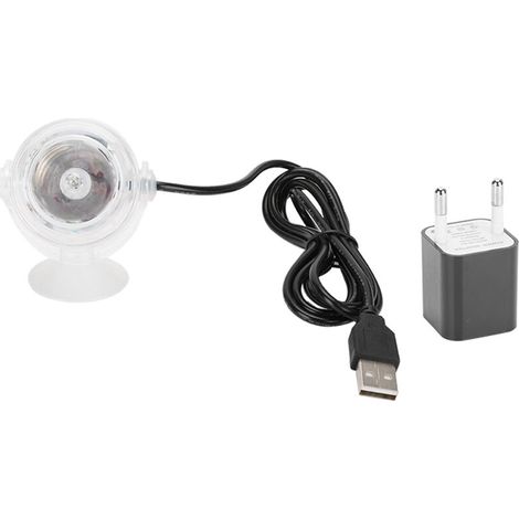 Jeffergarden LED-Aquariumleuchte aus Kunststoff, farbig, mit Farbverlauf, wasserdicht, tauchfähig, für Süß- und Salzwasseraquarien, 100–240 V, weißer EU-Stecker