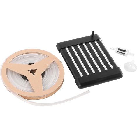 Le kit de diffuseur ultra-silencieux de bulle d'air de pierre à bulles d'oxygénation d'aquarium convient au seau d'aquarium de pompe à air et à la pierre d'aération d'oxygène nano hydroponique (1/5)